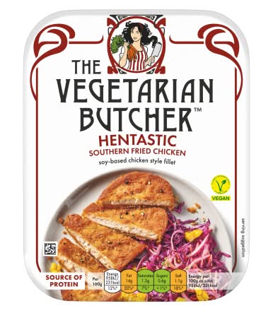 The Vegetarian Butcher Southern Fried Vegan Chicken Fillet Hentastic (2 pack)