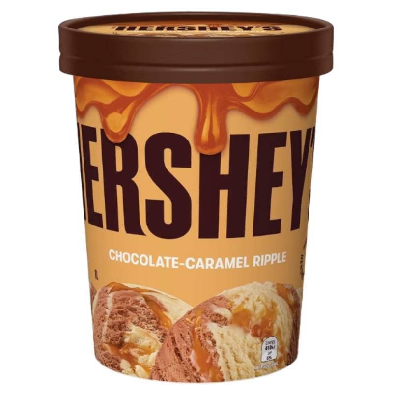 澳洲Hersheys 巧克力焦糖冰淇淋 <1L公升 x 1 x 1BOX盒> @15#9310161017405