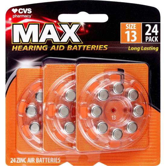 CVS Hearing Aid Batteries Size 13, 24 ct