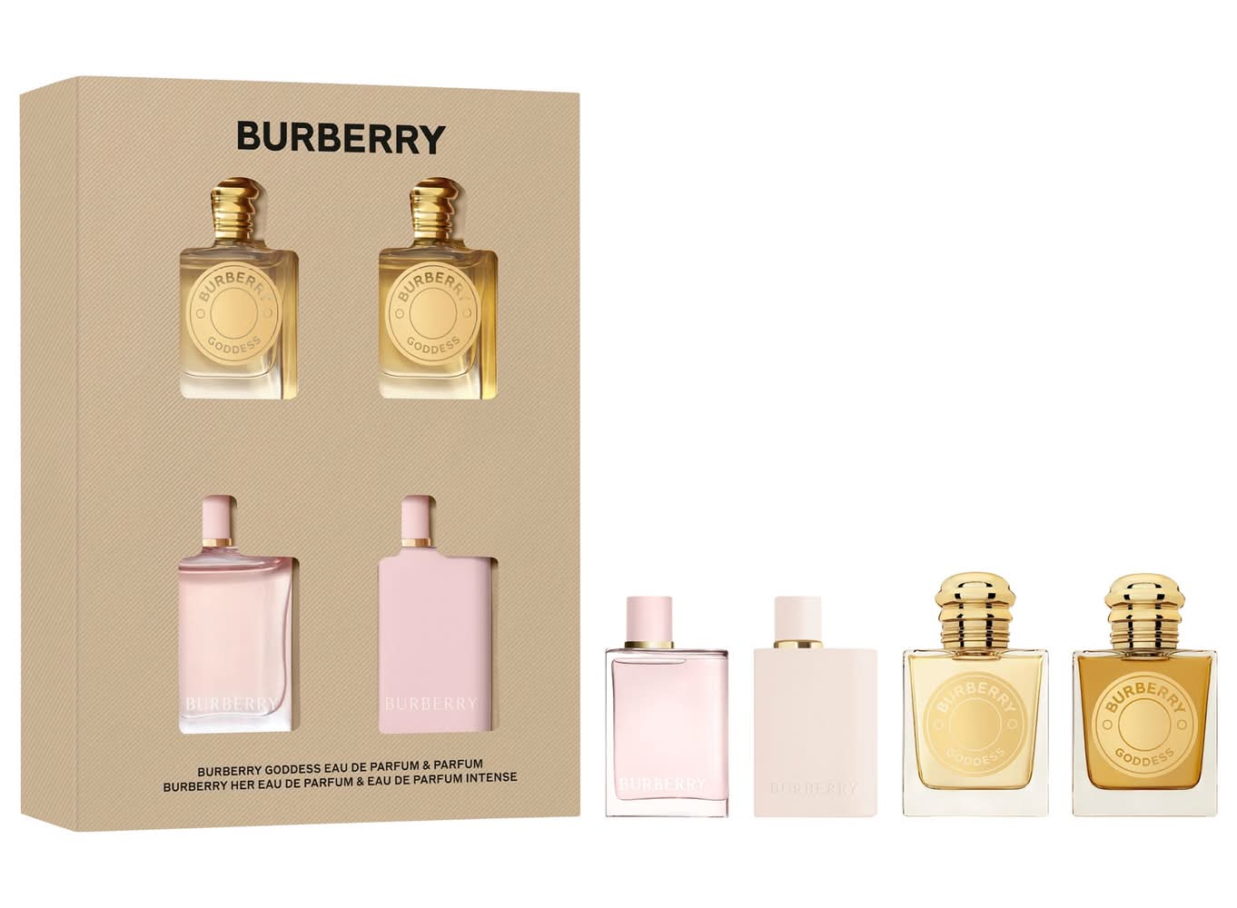 Burberry Mini Goddess & Her Perfume Sampler Set