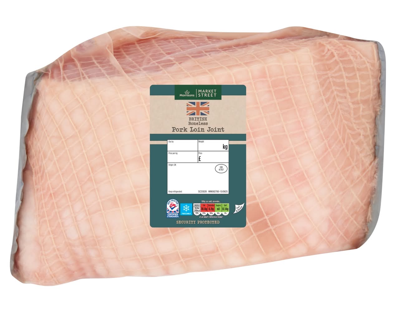 Morrisons Boneless Pork Loin Joint Medium