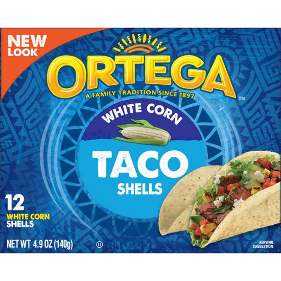 Ortega White Corn Taco Shells 12 Ct./4.9 Oz.