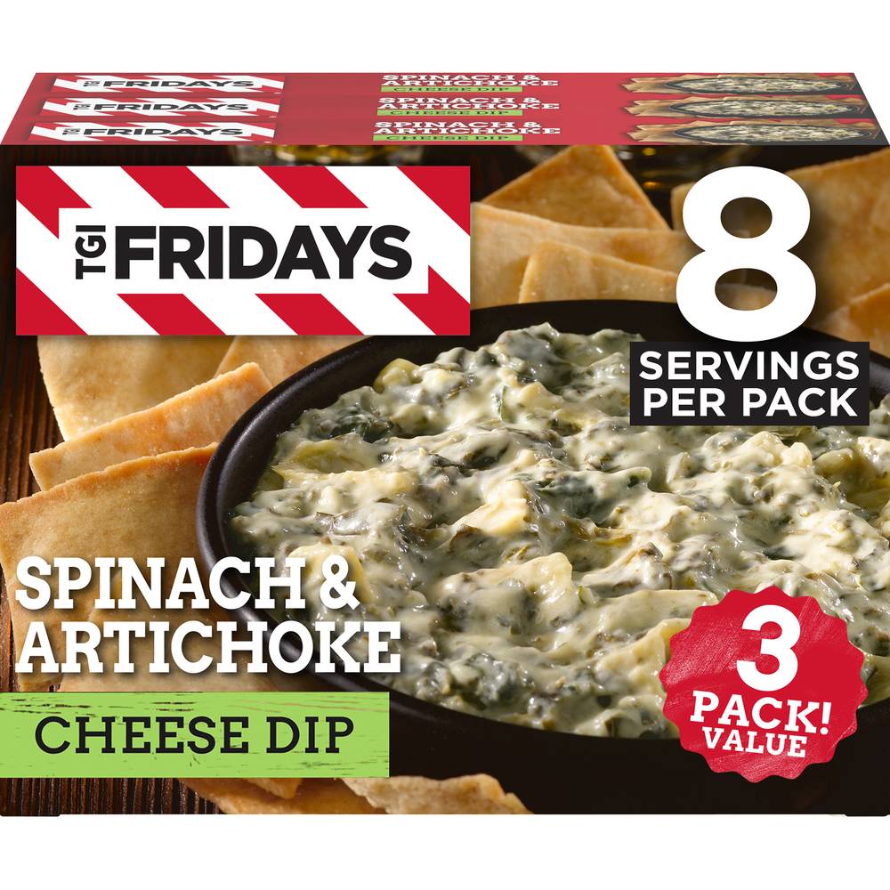 TGI Fridays Spinach & Artichoke Cheese Dip (1.5 lbs)