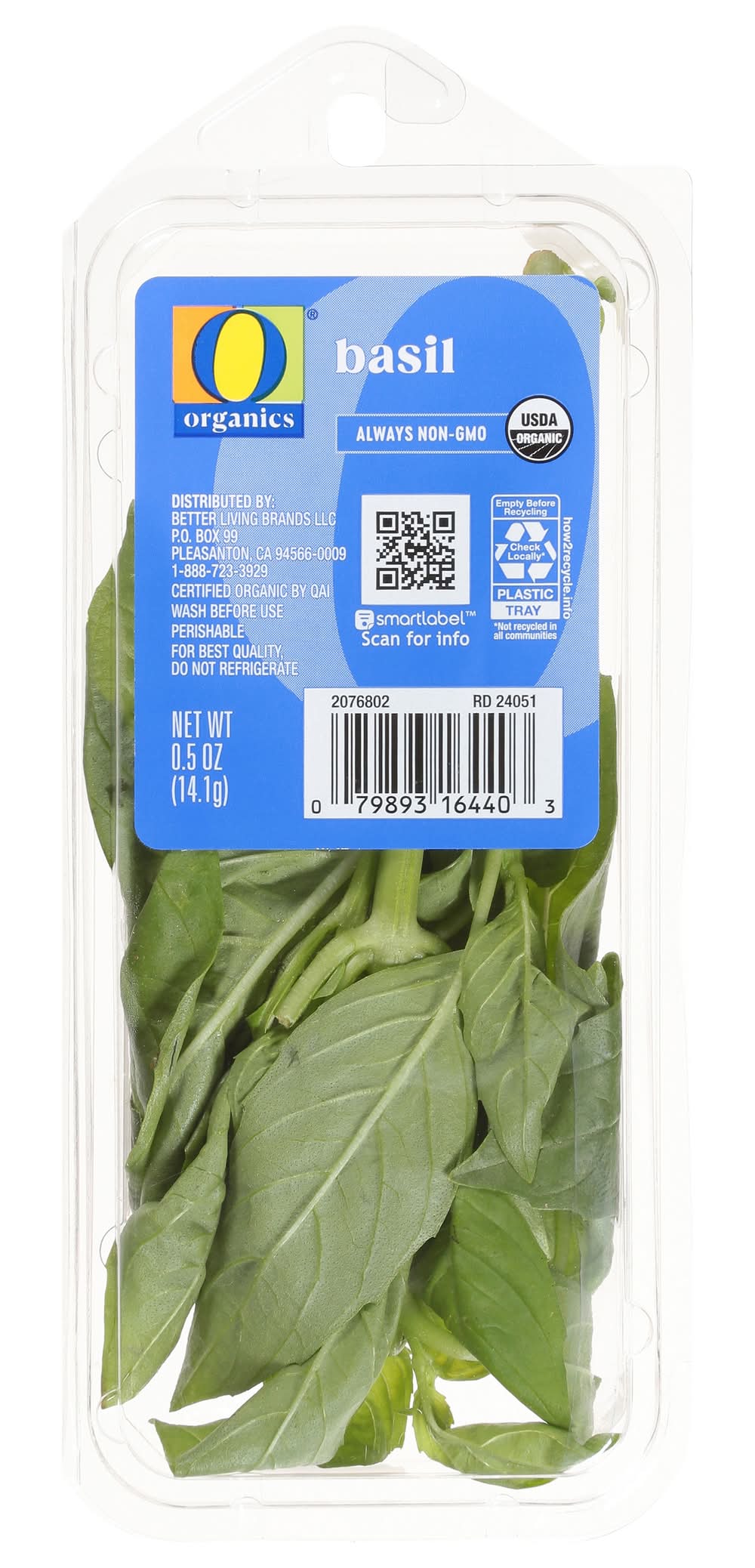 O Organics Fresh Basil (0.5 oz)