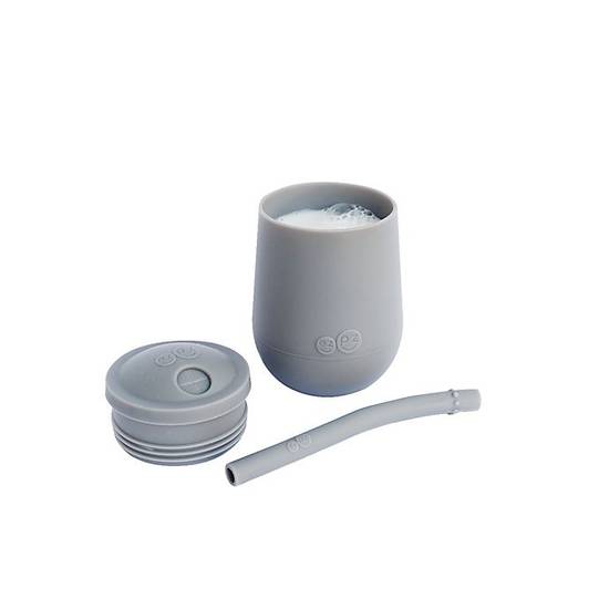 ezpz™ Mini Cup + Straw Training System in Grey
