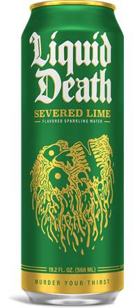 Liquid Death Severed Lime Agave Sparkling Water 19.2oz Can