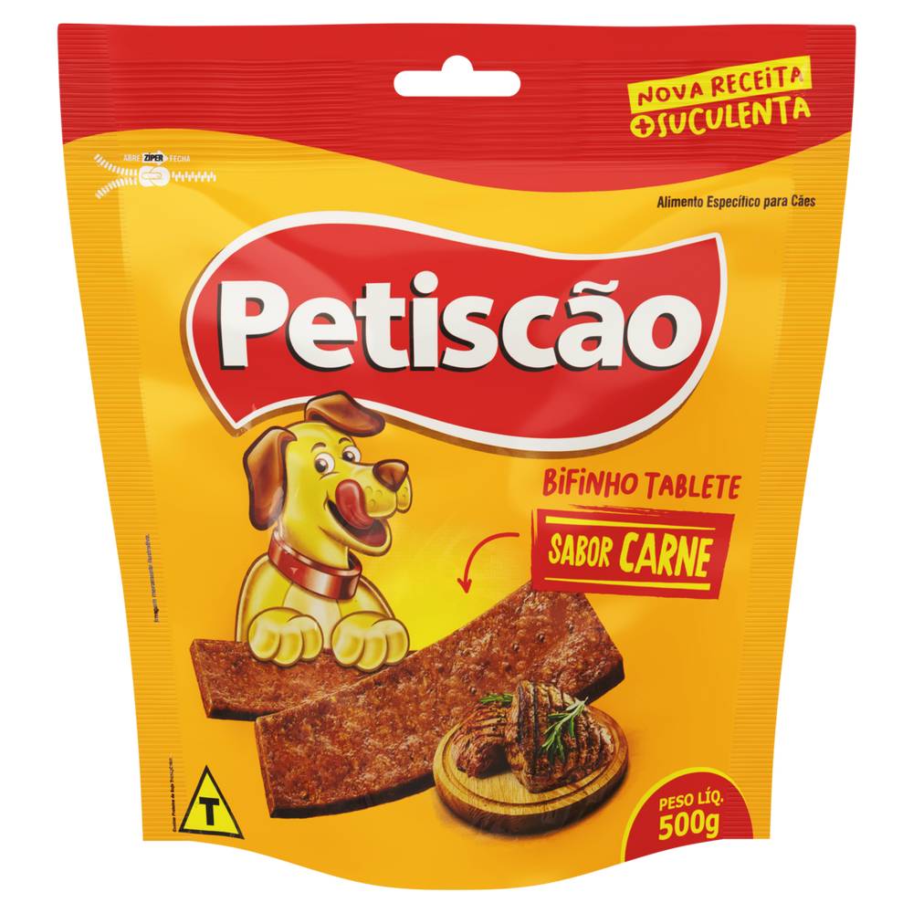 Petiscão bifinho para cães sabor carne (500 g)