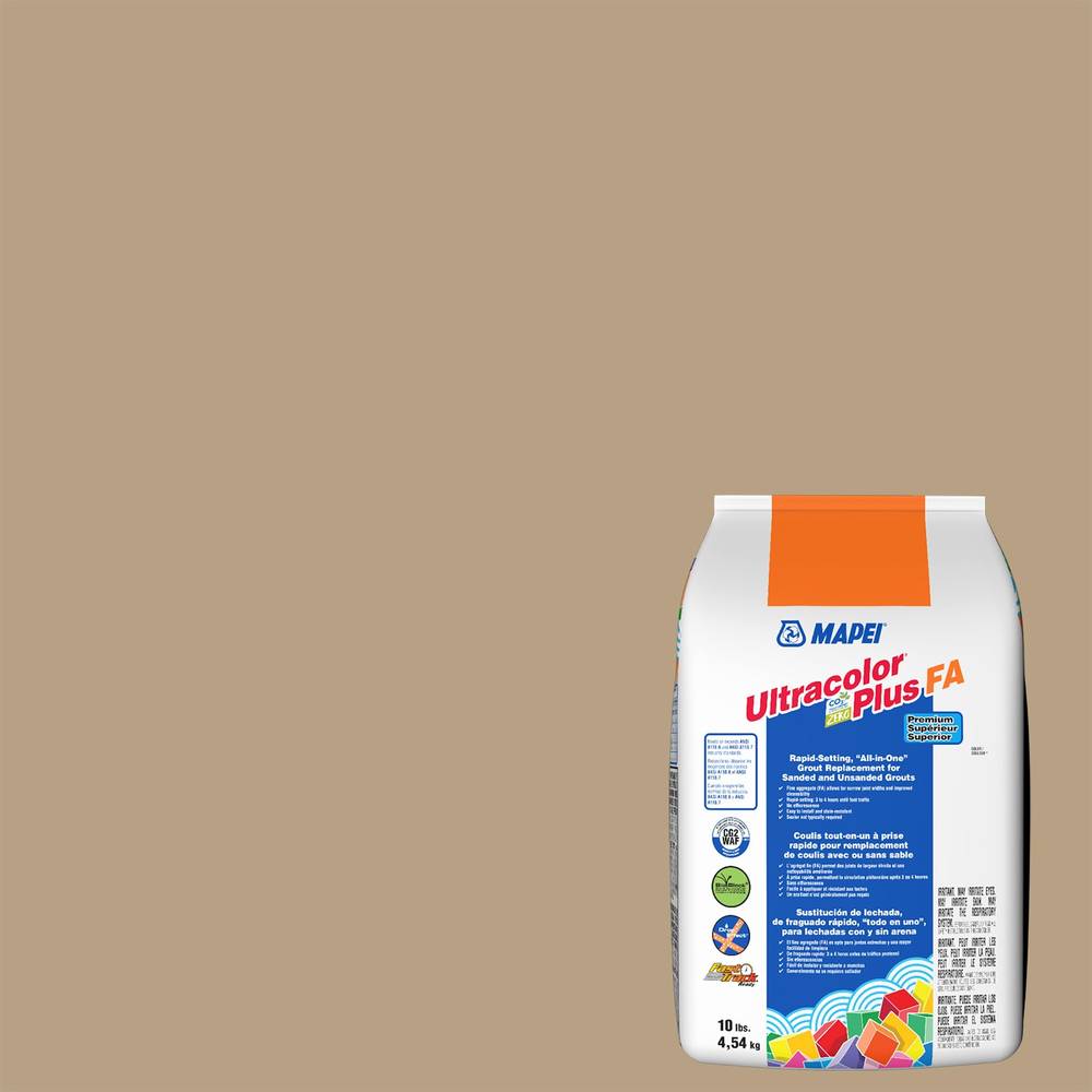 MAPEI Ultracolor Plus FA Pale Umber #5044 All-in-one Grout (10-lb) | 6BU504405