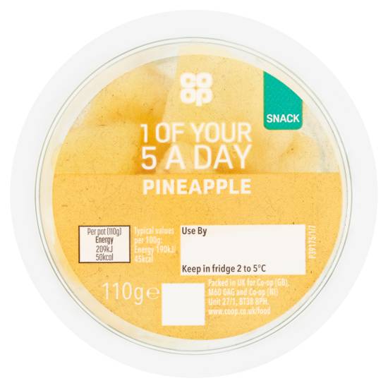 Co-Op Pineapple 110g