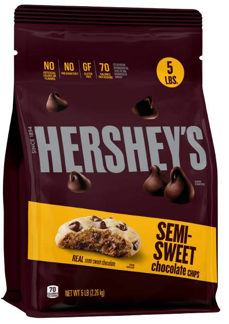 Hershey's - Semi Sweet Chocolate Chips - 5lbs