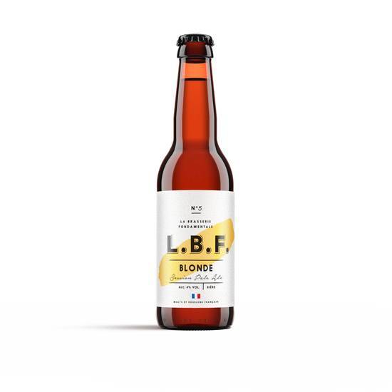 Lbf bière blonde bio 33 cl 4°