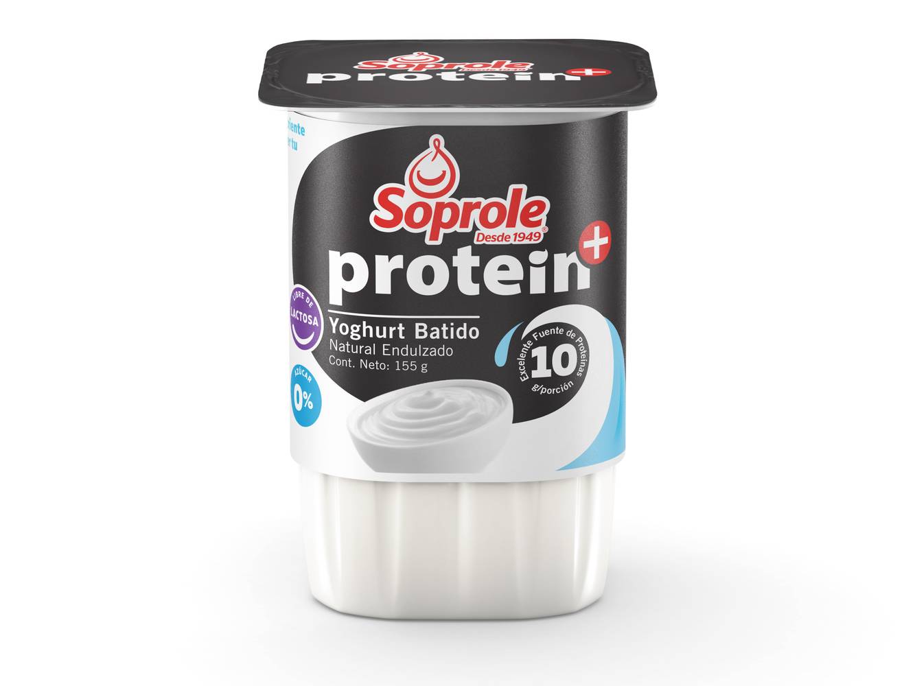 Soprole yoghurt batido protein+ (natural endulzado)