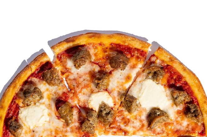 Meatball Pie Half 11-inch Pizza + choice of side