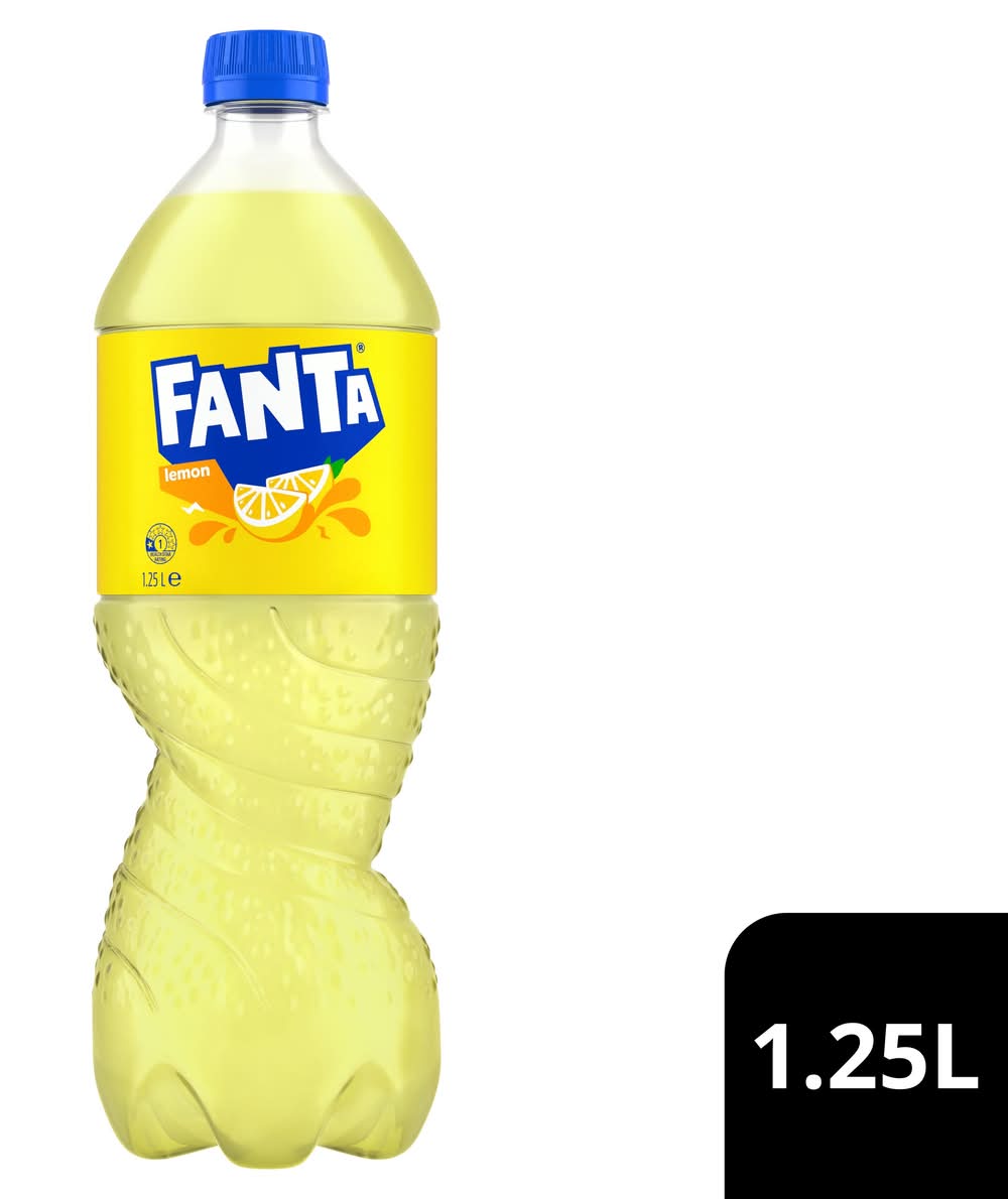 Fanta Flavored Soda, Lemon (1.25L)
