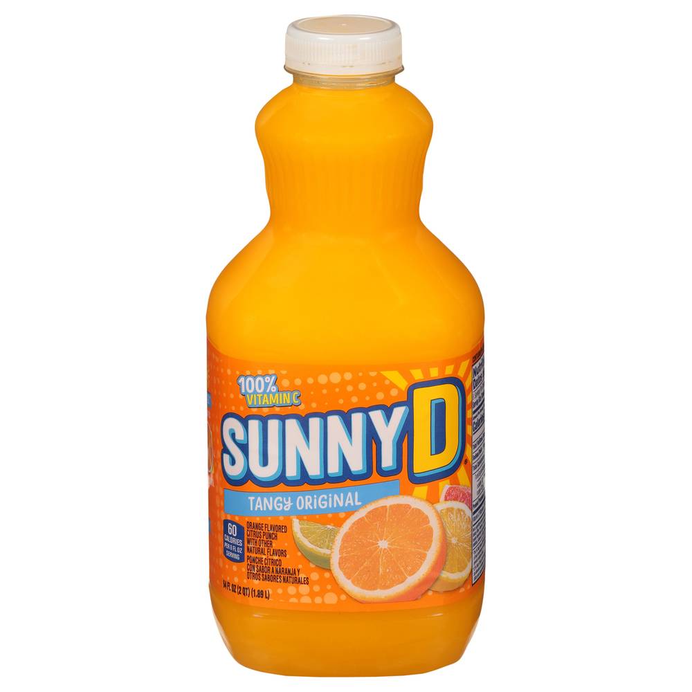 Sunny D Tangy Original Citrus Punch, Orange (64 fl oz)