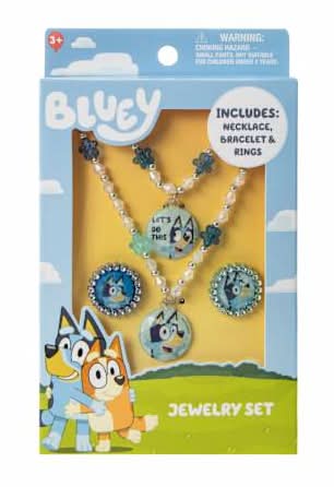 Licensed Jewelry Set Bluey Blue