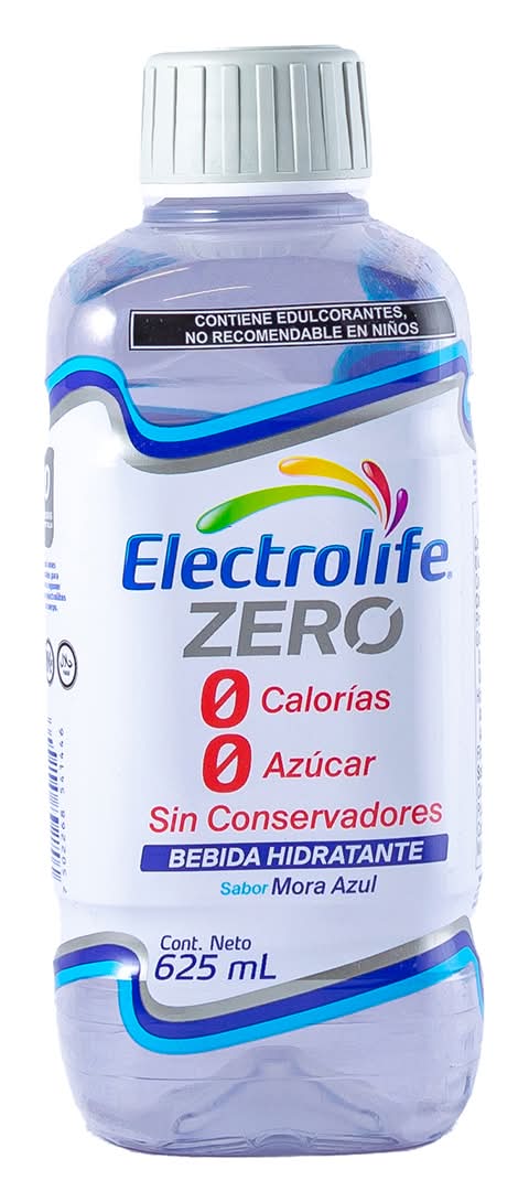 Electrolife · Zero bebida hidratante, mora azul (625 ml)