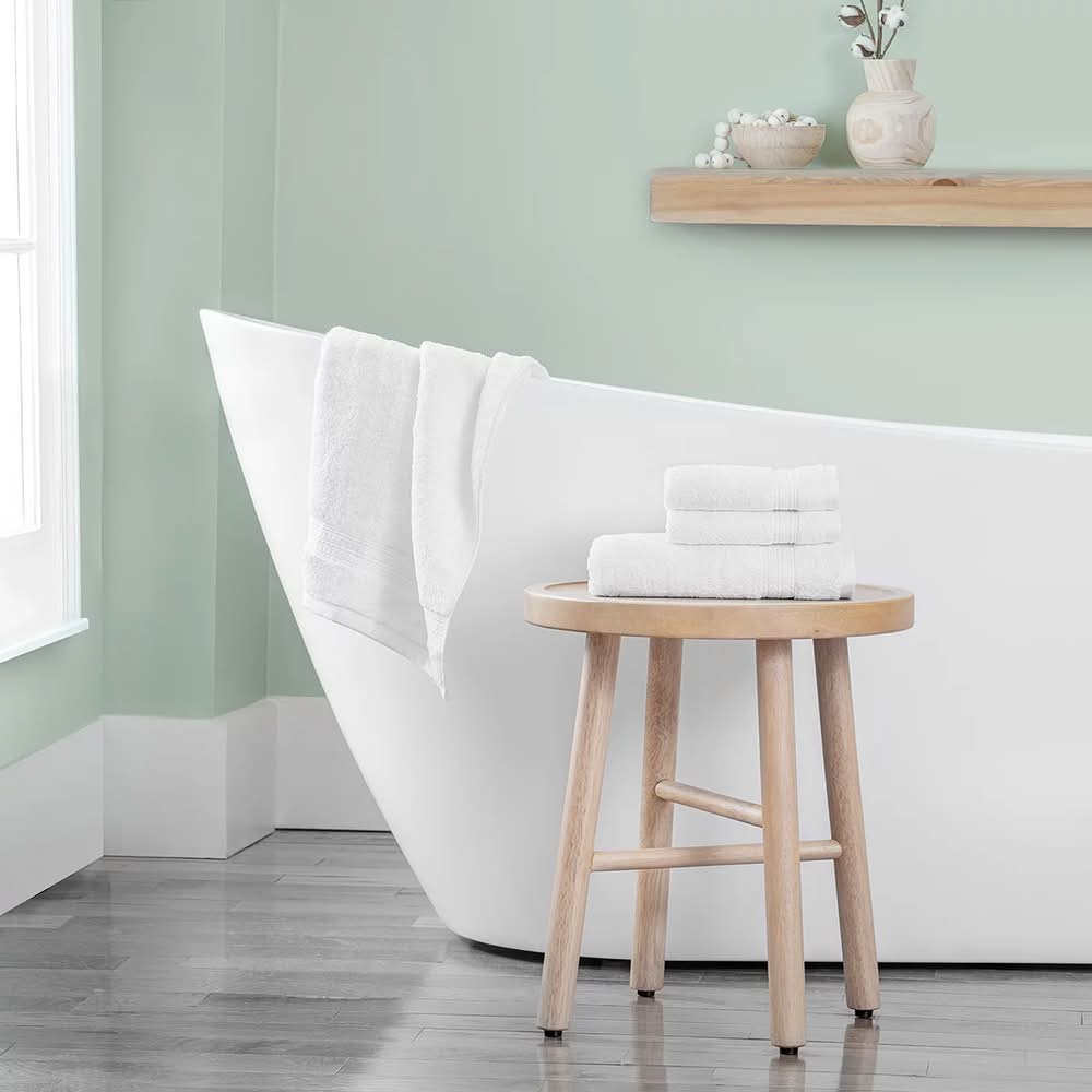 Purely Indulgent · Juego de toallas, blanco (4 un)