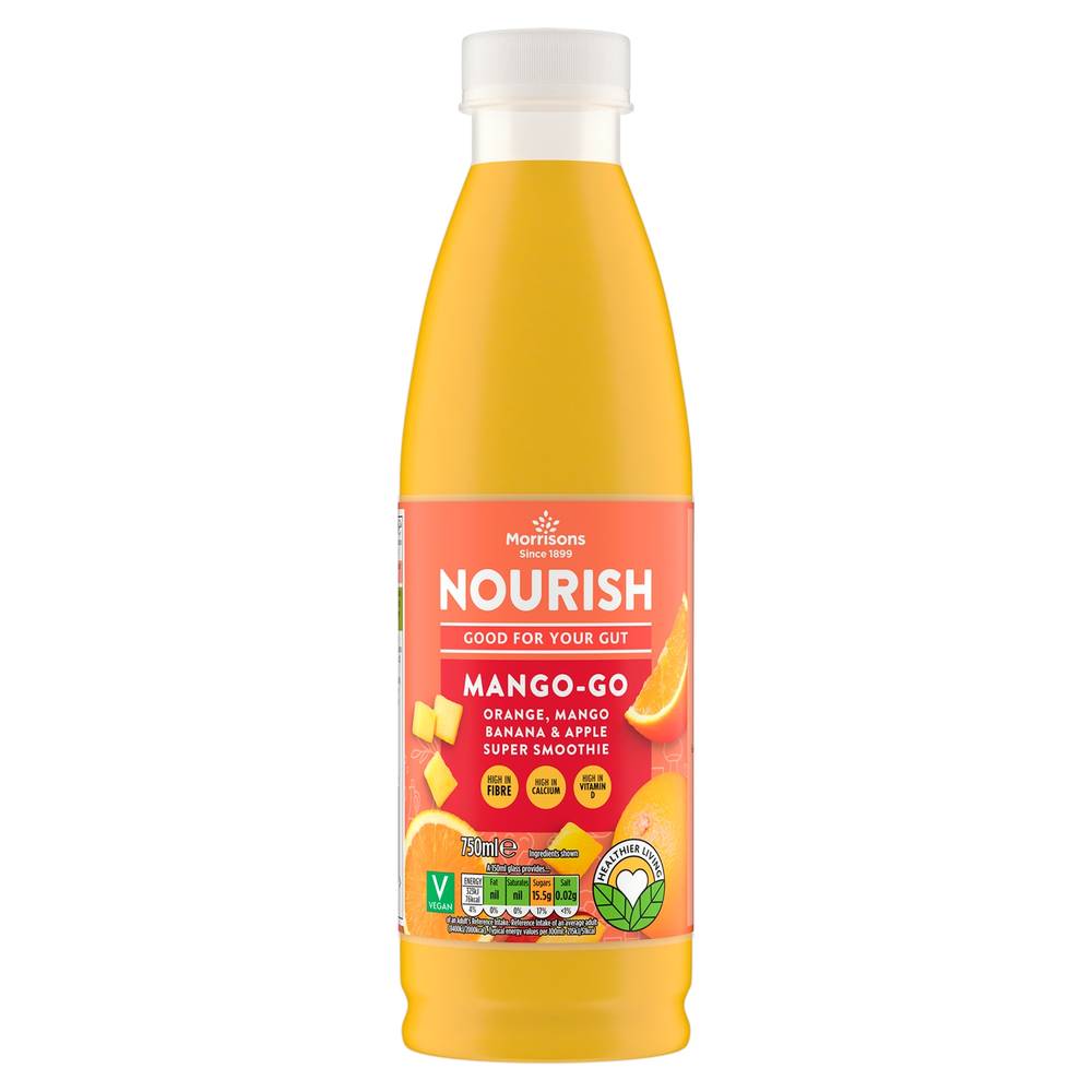 Morrisons Assorted, Nourish Gut Super Smoothie (750ml)