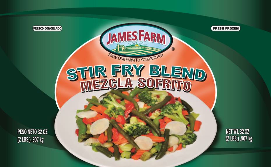 James Farm - IQF Stir Fry Blend - 2 lbs