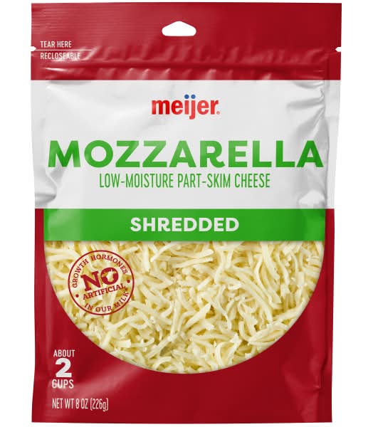 Meijer Shredded Mozzarella Cheese (8 oz)