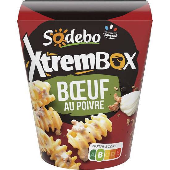 Sodebo Xtrem Box bœuf poivre VBF 400 g