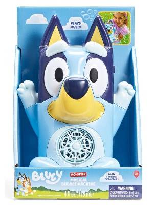 BLUEY No Spill Musical Bubble Machine 3+