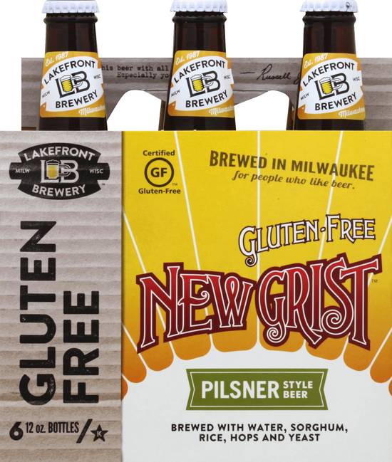 Lakefront Brewery New Grist Domestic Pilsner Style Beer (6 ct x 12 fl oz)