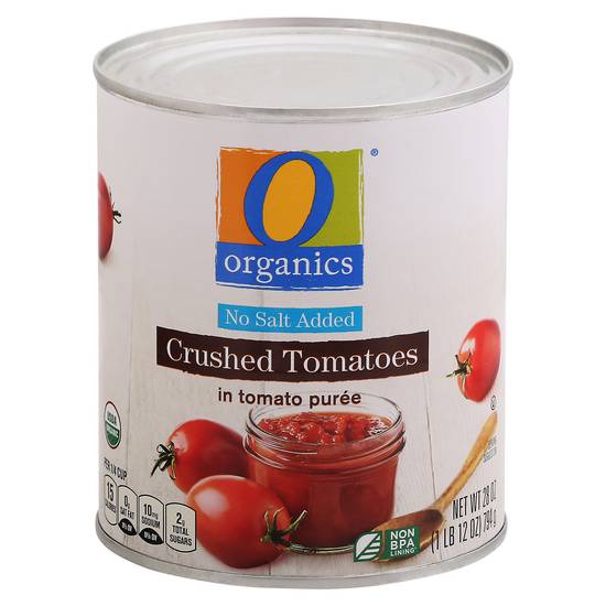 O Organics Unsalted Crushed Tomatoes in Puree (28 oz)