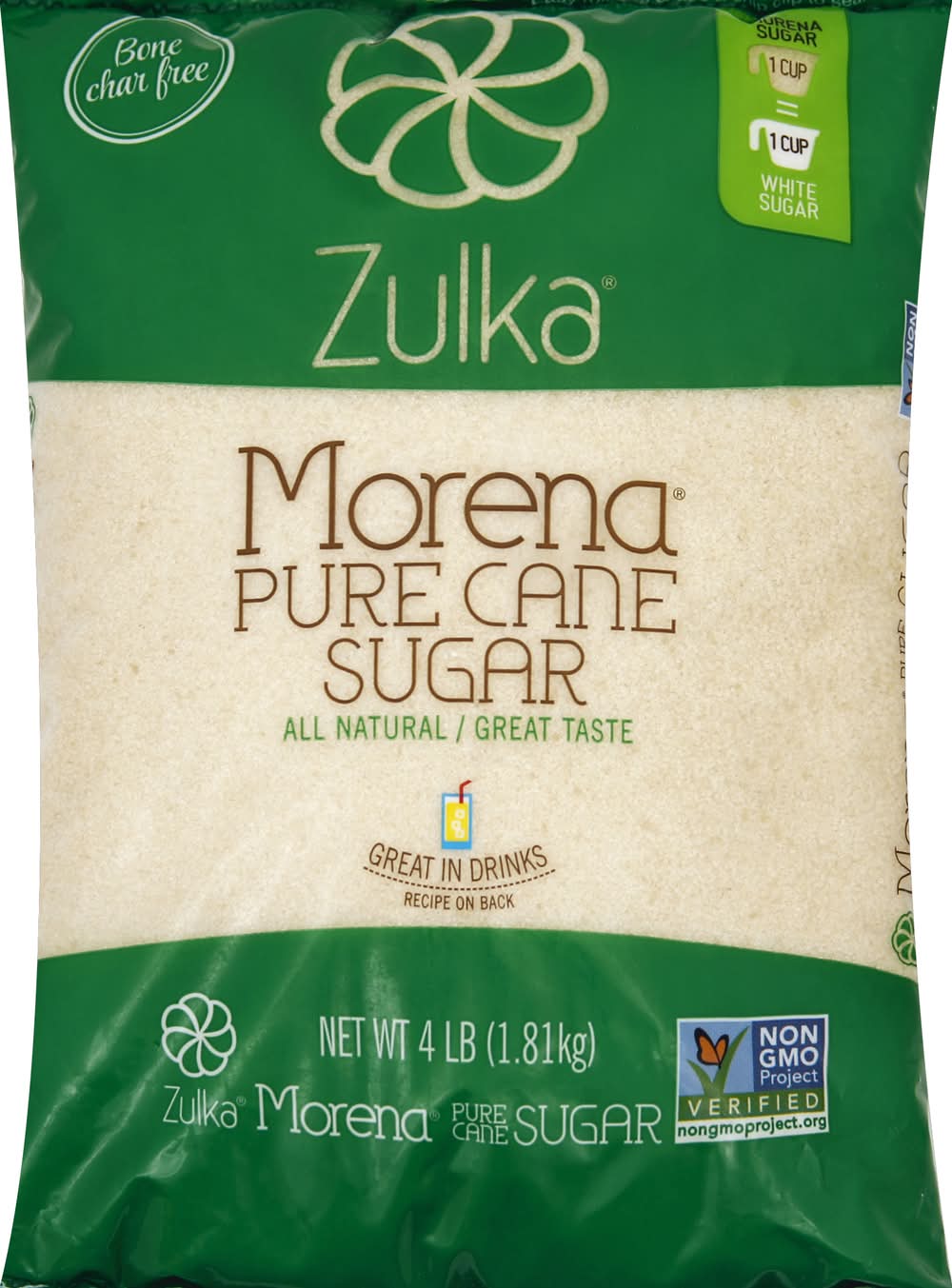 Zulka Pure Cane Sugar (4 lbs)