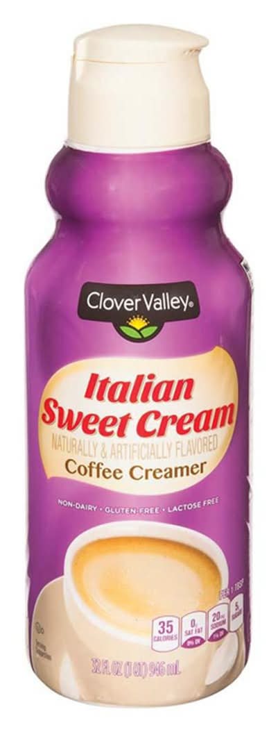 Clover Valley Coffee Creamer, Italian Sweet Cream (32 fl oz)