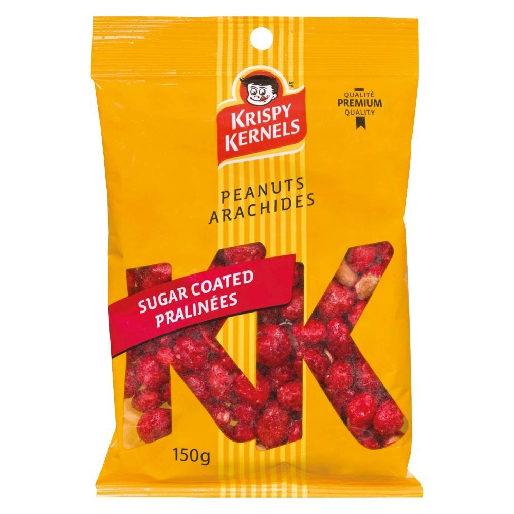 Krispy kernels  arachides (150 g) - red sugar coated peanuts (150 g)