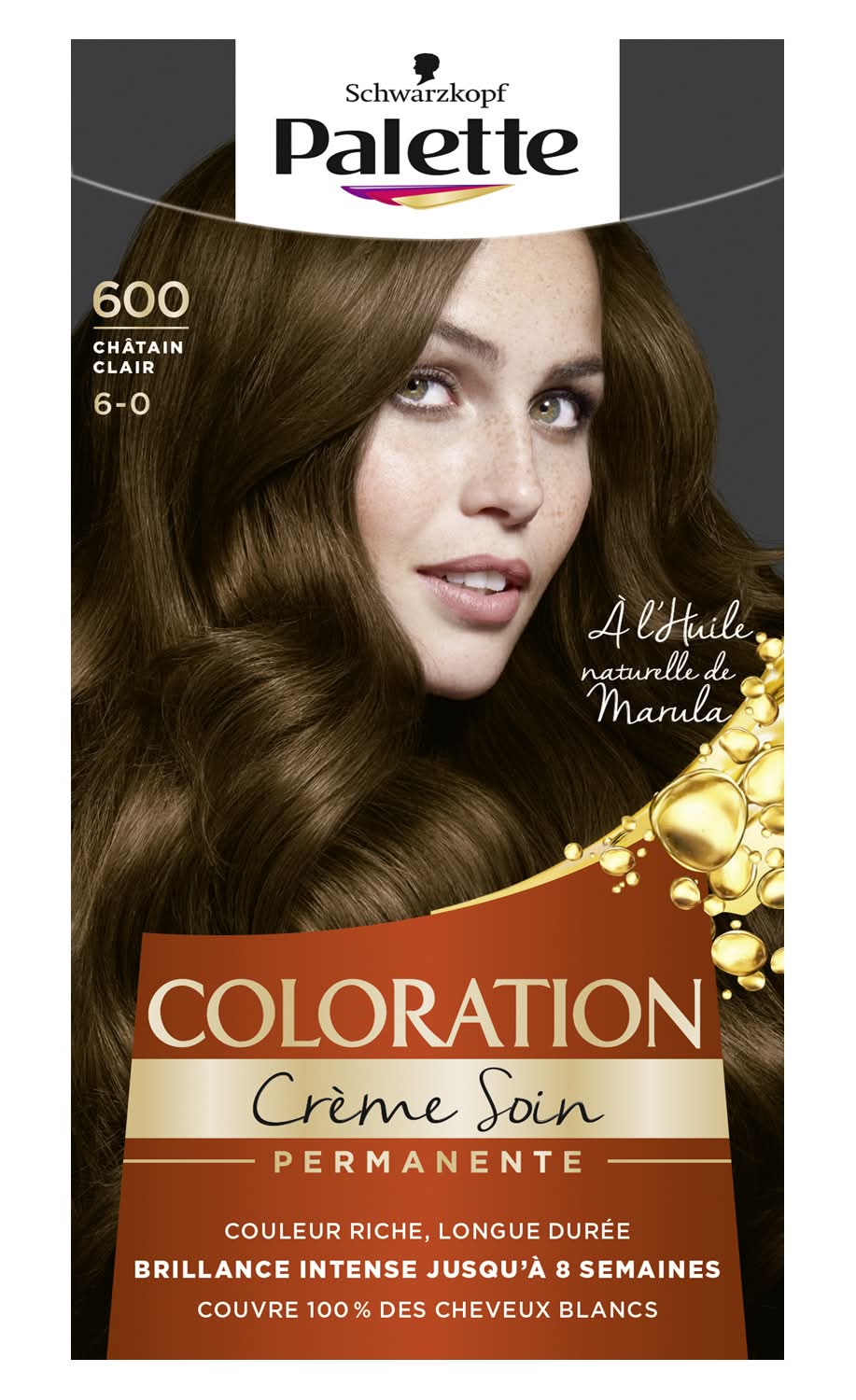 Schwarzkopf - Coloration permanente châtain clair 600 (115ml)