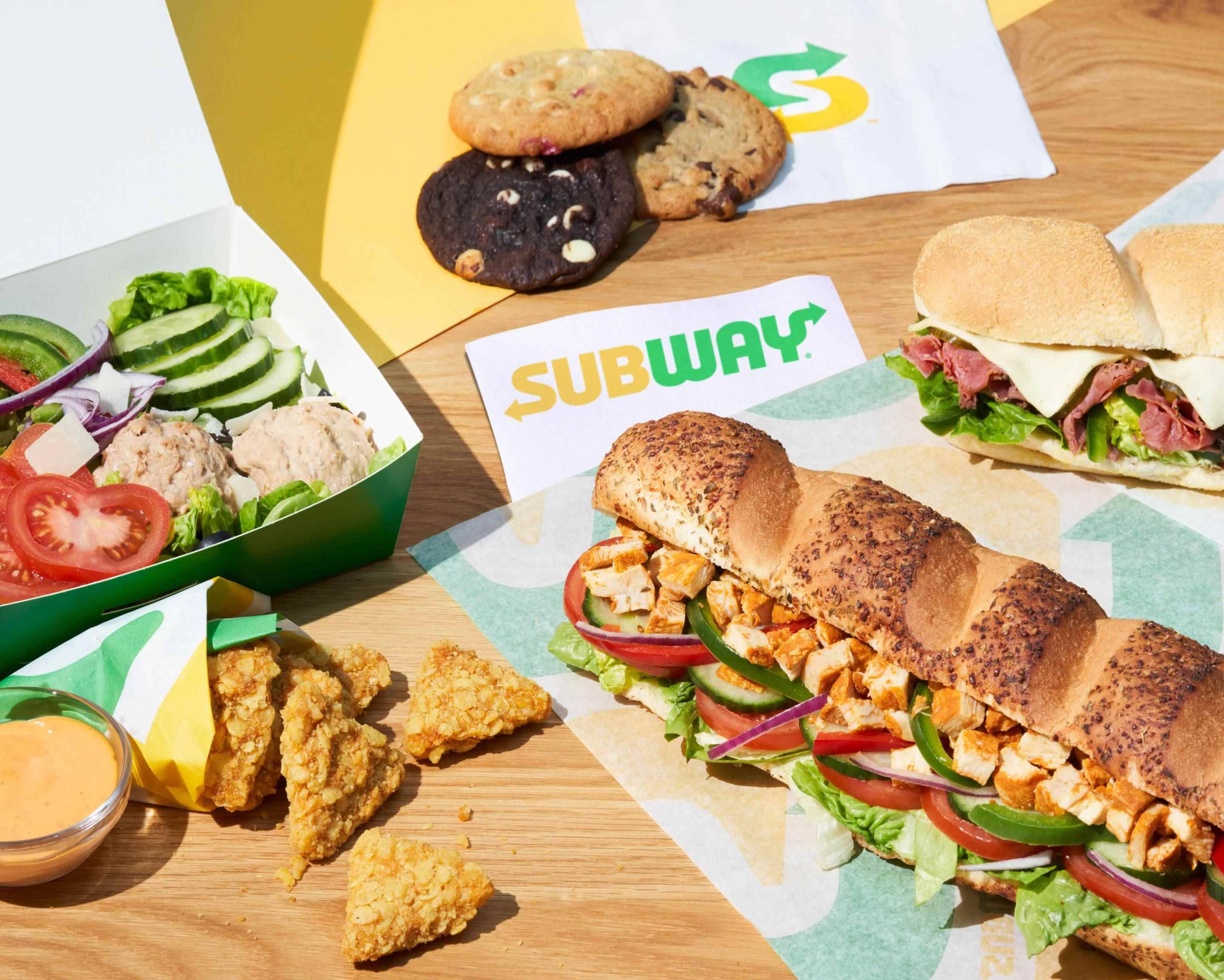 Subway Delivery Menu, Order Online