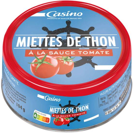 Miettes de thon à la tomate