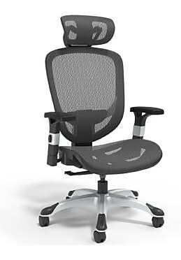 Staples Hyken Ergonomic Mesh Swivel Task Chair, Black (ST63137)