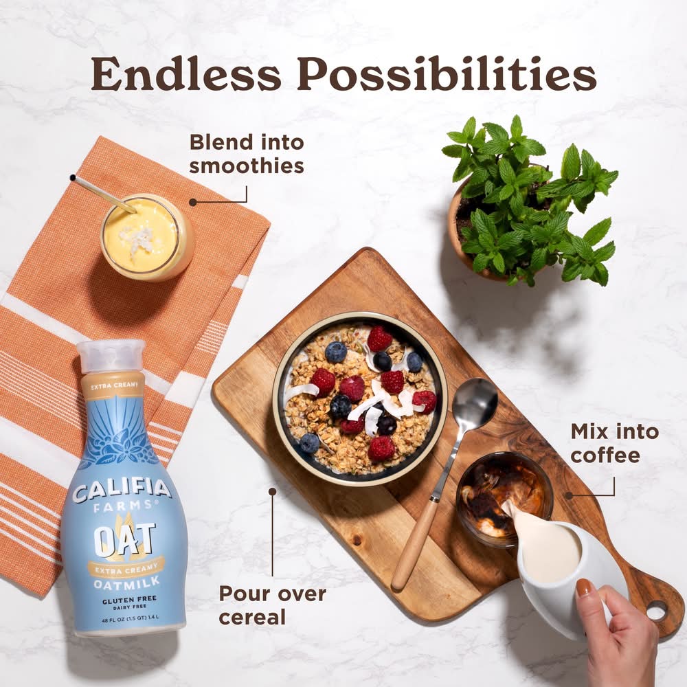 Califia Farms Gluten Free Oatmilk (48 fl oz)