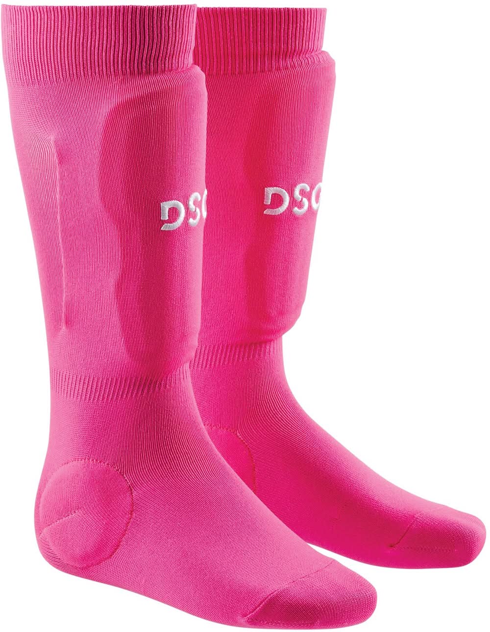 DSG Youth Ocala Soccer Shin Socks (Pink, M)