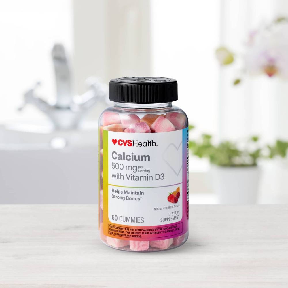 CVS Health Calcium & D3 Gummies, 60 CT