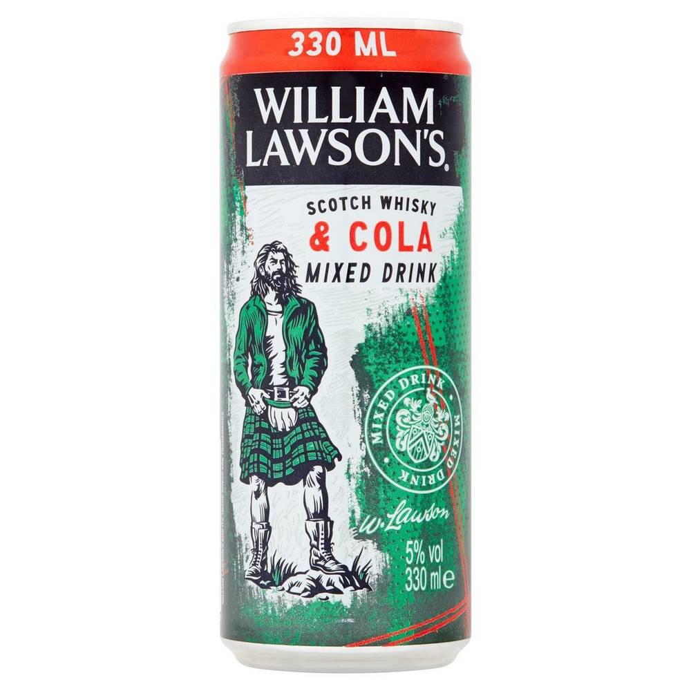 William Lawson''s Scotch Whisky & Cola Mixed Drink 330 ml