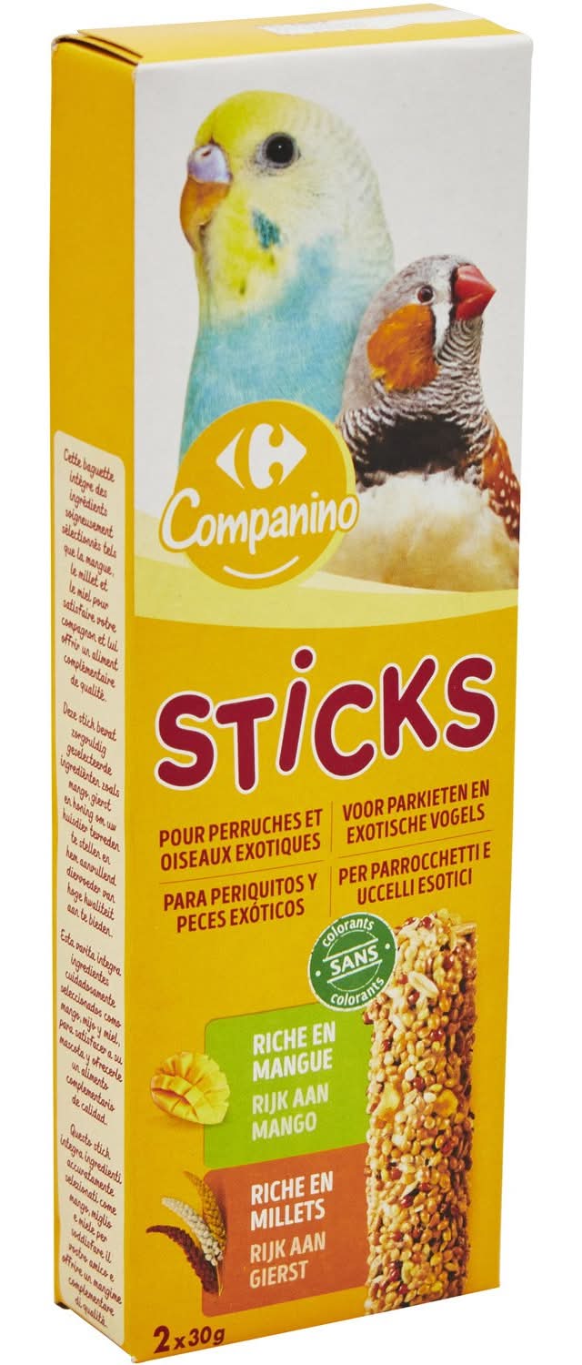 Carrefour - Baguettes pour perruches aux fruits (2)