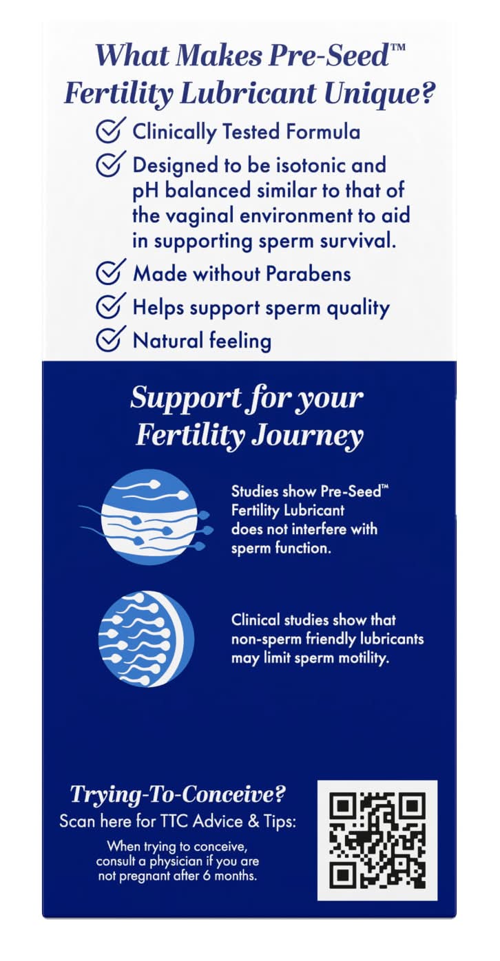 Pre-Seed Fertility Friendly Personal Lubricant (40 g) – Formulated for  Routine Care and Wellbeing | Personal Lubricants