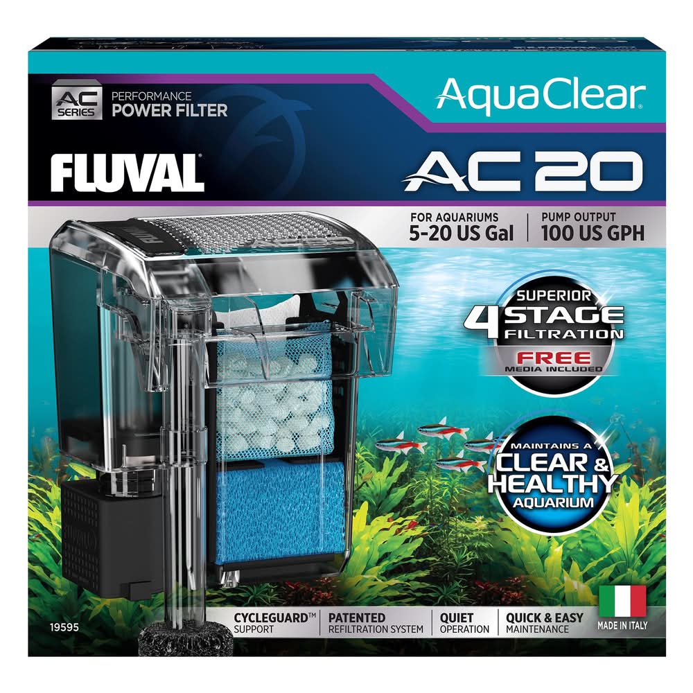 Fluval AC20 Power Filter (Size: 20 Gal)