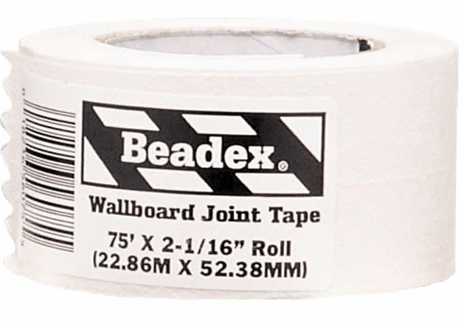 USG Sheetrock Paper Drywall Joint Tape, 2-1/16 in x 75 ft, White