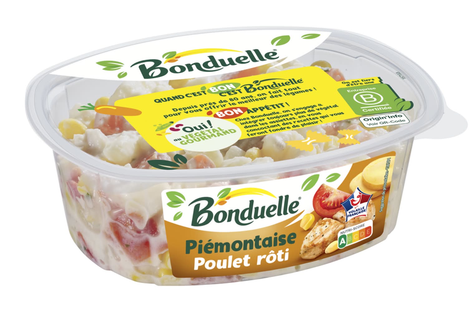 Bonduelle - Salade de piémontaise au poulet rôti (320g)