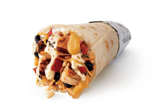 Cheesy Queso Boss Burrito