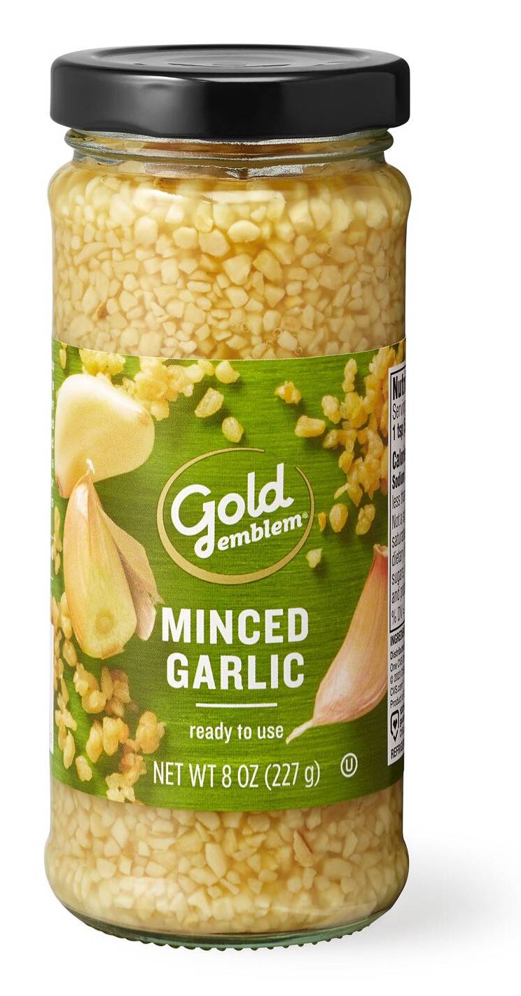 Gold Emblem Minced Garlic, 8 Oz