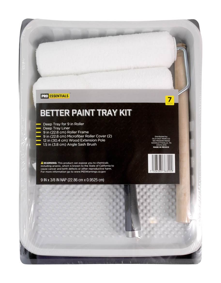 Pro Essentials Better Paint Tray Kit 7 Pc