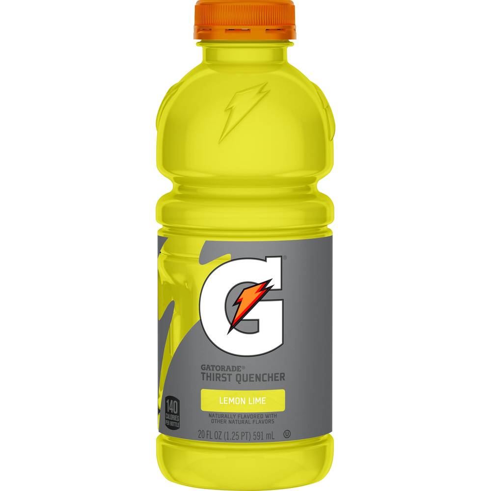 Gatorade Thirst Quencher Electrolyte Enhanced Sports Drink (20 fl oz) (lemon-lime)