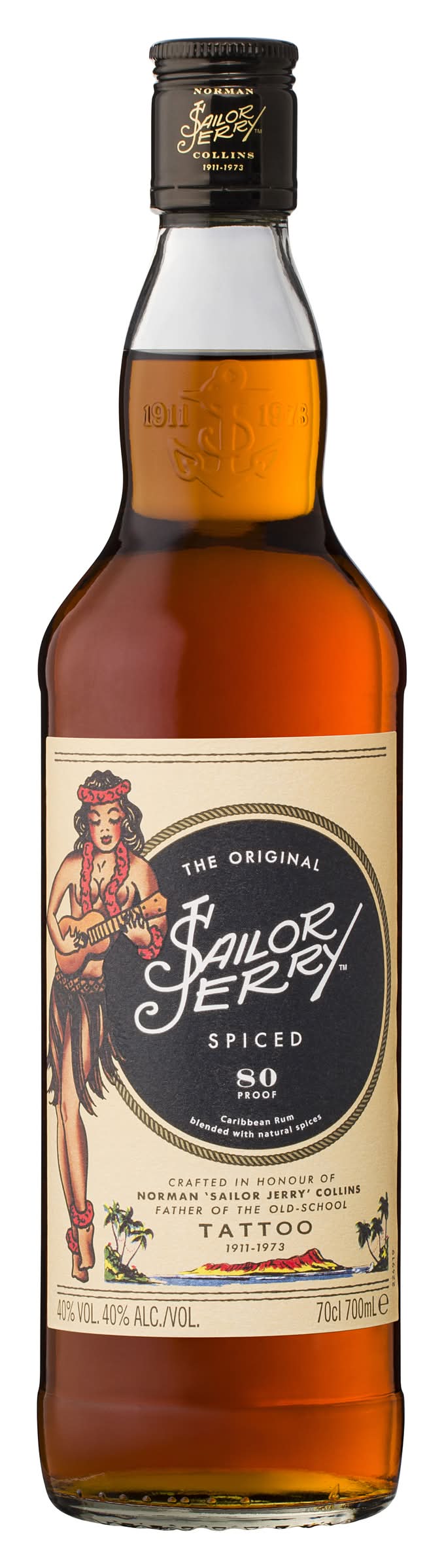 Sailor Jerry Caribbean Spiced Rum (700mL)